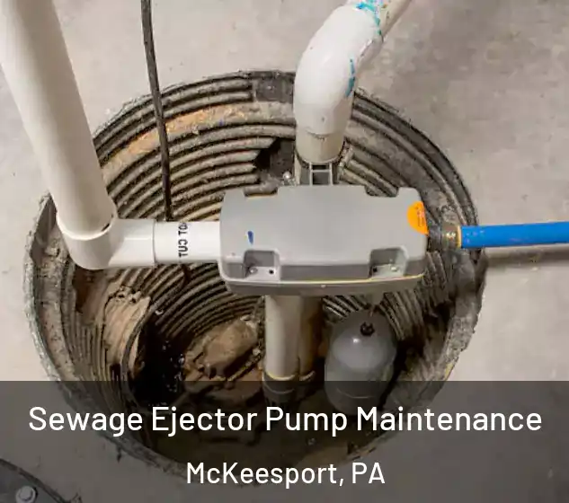  Sewage Ejector Pump Maintenance McKeesport, PA